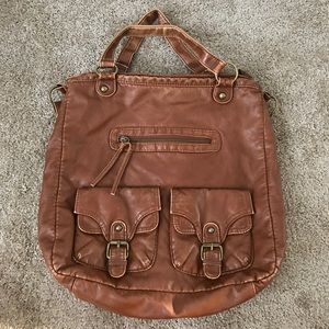 Soft leather crossbody purse